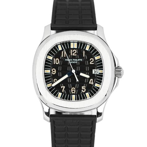 patek philippe aquanaut stainless steel rubber strap watch|Patek Philippe aquanaut strap price.